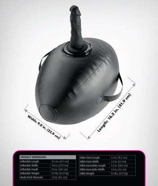 Uppblåsbar Love Ball med Dildo