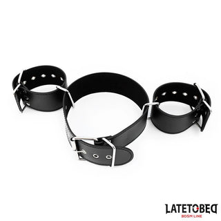 Latetobed Halsband med Handbojor