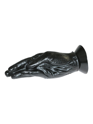 All Black Hand Dildo 21 cm