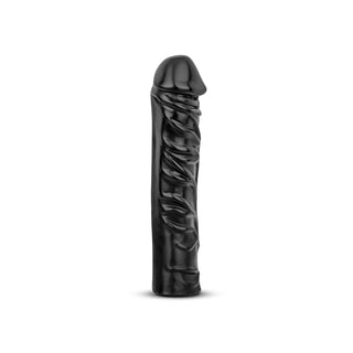 All Black Realistic XXL Dildo 33 cm