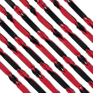 Fetish Collection – Röd & Svart Flogger 64 cm