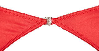 Rött 3-delat Lingerieset – Hyllbh & Höfthållare
