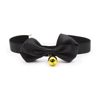 Halsband med Rosett & Bjällra