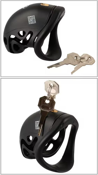 Cock cage med silikon-dilator