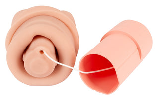 Realistisk Masturbator med Sug & Vibration