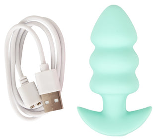 Cuties Mini Analplugg med Vibration Grön