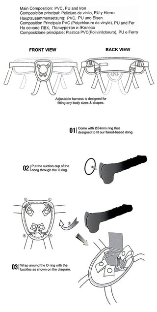 Harness Med Dildo