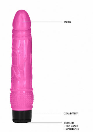 Dildo vibrator 20 cm Rosa