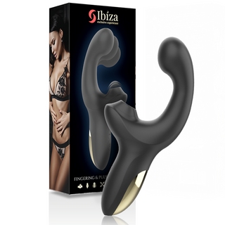 IBIZA Wave Suction Klitoris- & G-punktsvibrator