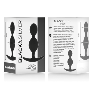 Black&Silver Orson Analplugg