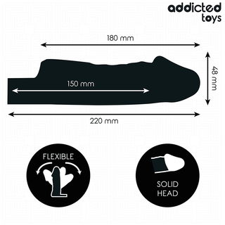 Penisförlängare Transparent – Addicted Toys 27 cm