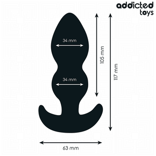 Addicted Toys Anal Plug – Silikon Large 11,7 cm