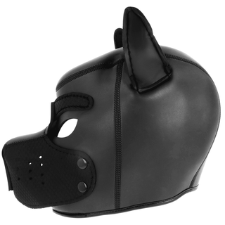Neopren hundmask med avtagbar nos